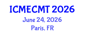 International Conference on Microlectronics, Electronic Components, Materials and Technology (ICMECMT) June 24, 2026 - Paris, France