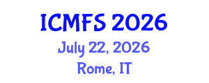 International Conference on Micronutrients and Food Science (ICMFS) July 22, 2026 - Rome, Italy