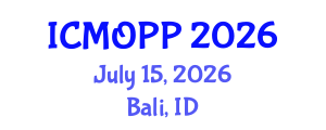 International Conference on Microplastics and Ocean Plastic Pollution (ICMOPP) July 15, 2026 - Bali, Indonesia