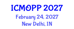 International Conference on Microplastics and Ocean Plastic Pollution (ICMOPP) February 24, 2027 - New Delhi, India International Conference on Microplastics and Ocean Plastic Pollution (ICMOPP) February 24, 2027 - New Delhi, India