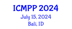 International Conference on Microplastics and Plastic Pollution (ICMPP) July 15, 2024 - Bali, Indonesia
