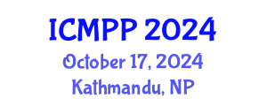 International Conference on Microplastics and Plastic Pollution (ICMPP) October 17, 2024 - Kathmandu, Nepal
