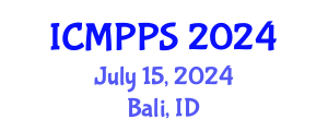 International Conference on Microplastics and Plastic Pollution Studies (ICMPPS) July 15, 2024 - Bali, Indonesia