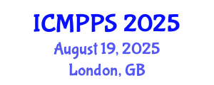 International Conference on Microplastics and Plastic Pollution Studies (ICMPPS) August 19, 2025 - London, United Kingdom