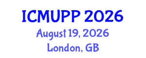 International Conference on Microplastics and Urban Plastic Pollution (ICMUPP) August 19, 2026 - London, United Kingdom