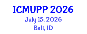 International Conference on Microplastics and Urban Plastic Pollution (ICMUPP) July 15, 2026 - Bali, Indonesia