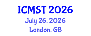 International Conference on Microwave Science and Technology (ICMST) July 26, 2026 - London, United Kingdom