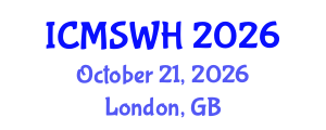 International Conference on Midwifery Science and Women Healthcare (ICMSWH) October 21, 2026 - London, United Kingdom