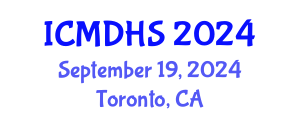 International Conference on Migration, Development and Human Security (ICMDHS) September 19, 2024 - Toronto, Canada