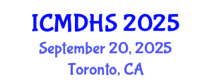 International Conference on Migration, Development and Human Security (ICMDHS) September 20, 2025 - Toronto, Canada