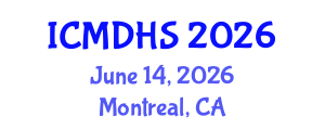 International Conference on Migration, Development and Human Security (ICMDHS) June 14, 2026 - Montreal, Canada