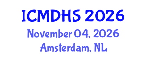 International Conference on Migration, Development and Human Security (ICMDHS) November 04, 2026 - Amsterdam, Netherlands