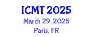 International Conference on Military Technology (ICMT) March 29, 2025 - Paris, France