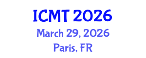 International Conference on Military Technology (ICMT) March 29, 2026 - Paris, France