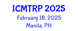 International Conference on Mindfulness Theory, Research and Practice (ICMTRP) February 18, 2025 - Manila, Philippines