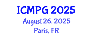 International Conference on Mineral Processing and Geochemistry (ICMPG) August 26, 2025 - Paris, France