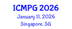 International Conference on Mineral Processing and Geochemistry (ICMPG) January 11, 2026 - Singapore, Singapore