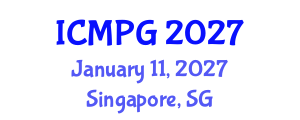 International Conference on Mineral Processing and Geochemistry (ICMPG) January 11, 2027 - Singapore, Singapore