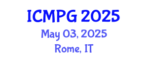 International Conference on Mineralogy, Petrology, and Geochemistry (ICMPG) May 03, 2025 - Rome, Italy
