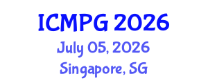 International Conference on Mineralogy, Petrology, and Geochemistry (ICMPG) July 05, 2026 - Singapore, Singapore