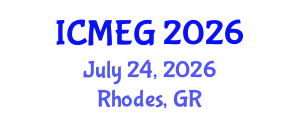 International Conference on Mining and Economic Geology (ICMEG) July 24, 2026 - Rhodes, Greece International Conference on Mining and Economic Geology (ICMEG) July 24, 2026 - Rhodes, Greece