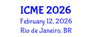 International Conference on Mining Engineering (ICME) February 12, 2026 - Rio de Janeiro, Brazil