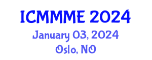 International Conference on Mining, Material, and Metallurgical Engineering (ICMMME) January 03, 2024 - Oslo, Norway International Conference on Mining, Material, and Metallurgical Engineering (ICMMME) January 03, 2024 - Oslo, Norway