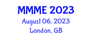 International Conference on Mining, Material, and Metallurgical Engineering (MMME) August 06, 2023 - London, United Kingdom