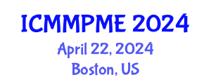 International Conference on Mining, Mineral Processing and Metallurgical Engineering (ICMMPME) April 22, 2024 - Boston, United States