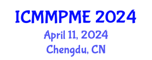 International Conference on Mining, Mineral Processing and Metallurgical Engineering (ICMMPME) April 11, 2024 - Chengdu, China