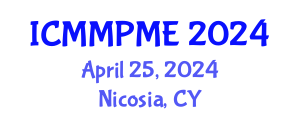 International Conference on Mining, Mineral Processing and Metallurgical Engineering (ICMMPME) April 25, 2024 - Nicosia, Cyprus