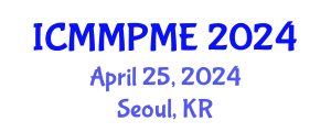 International Conference on Mining, Mineral Processing and Metallurgical Engineering (ICMMPME) April 25, 2024 - Seoul, Republic of Korea