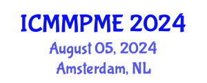 International Conference on Mining, Mineral Processing and Metallurgical Engineering (ICMMPME) August 05, 2024 - Amsterdam, Netherlands
