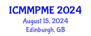International Conference on Mining, Mineral Processing and Metallurgical Engineering (ICMMPME) August 15, 2024 - Edinburgh, United Kingdom