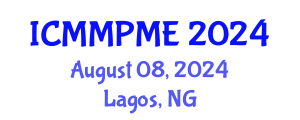 International Conference on Mining, Mineral Processing and Metallurgical Engineering (ICMMPME) August 08, 2024 - Lagos, Nigeria