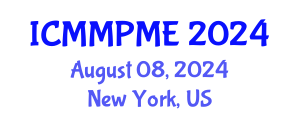 International Conference on Mining, Mineral Processing and Metallurgical Engineering (ICMMPME) August 08, 2024 - New York, United States