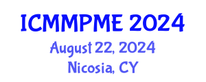 International Conference on Mining, Mineral Processing and Metallurgical Engineering (ICMMPME) August 22, 2024 - Nicosia, Cyprus