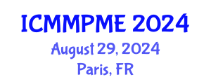 International Conference on Mining, Mineral Processing and Metallurgical Engineering (ICMMPME) August 29, 2024 - Paris, France