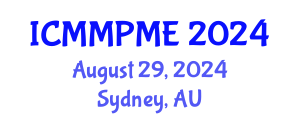 International Conference on Mining, Mineral Processing and Metallurgical Engineering (ICMMPME) August 29, 2024 - Sydney, Australia
