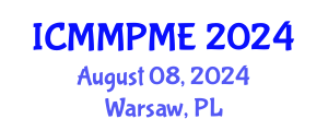 International Conference on Mining, Mineral Processing and Metallurgical Engineering (ICMMPME) August 08, 2024 - Warsaw, Poland