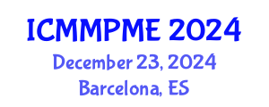 International Conference on Mining, Mineral Processing and Metallurgical Engineering (ICMMPME) December 23, 2024 - Barcelona, Spain