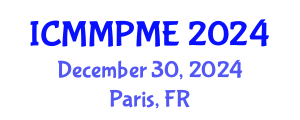 International Conference on Mining, Mineral Processing and Metallurgical Engineering (ICMMPME) December 30, 2024 - Paris, France