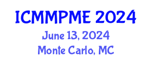 International Conference on Mining, Mineral Processing and Metallurgical Engineering (ICMMPME) June 13, 2024 - Monte Carlo, Monaco