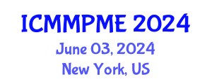 International Conference on Mining, Mineral Processing and Metallurgical Engineering (ICMMPME) June 03, 2024 - New York, United States