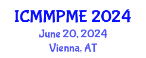 International Conference on Mining, Mineral Processing and Metallurgical Engineering (ICMMPME) June 20, 2024 - Vienna, Austria