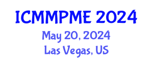International Conference on Mining, Mineral Processing and Metallurgical Engineering (ICMMPME) May 20, 2024 - Las Vegas, United States