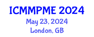International Conference on Mining, Mineral Processing and Metallurgical Engineering (ICMMPME) May 23, 2024 - London, United Kingdom