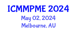 International Conference on Mining, Mineral Processing and Metallurgical Engineering (ICMMPME) May 02, 2024 - Melbourne, Australia
