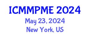 International Conference on Mining, Mineral Processing and Metallurgical Engineering (ICMMPME) May 23, 2024 - New York, United States