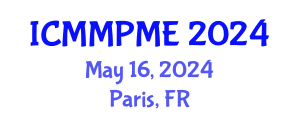 International Conference on Mining, Mineral Processing and Metallurgical Engineering (ICMMPME) May 16, 2024 - Paris, France